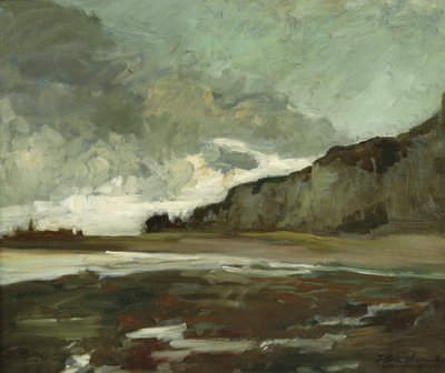 The Cliffs at Dieppe by Jacques Emile Blanche